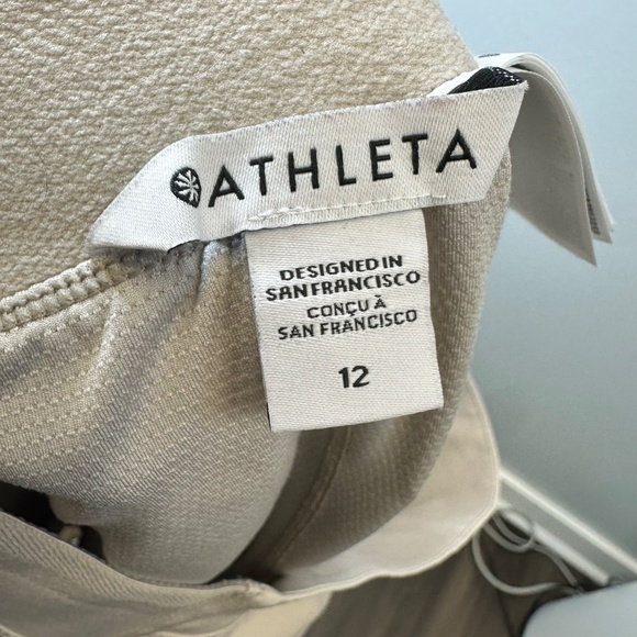 Athleta Khaki Brooklyn Mid Rise Skort size 12 - Picture 7 of 7